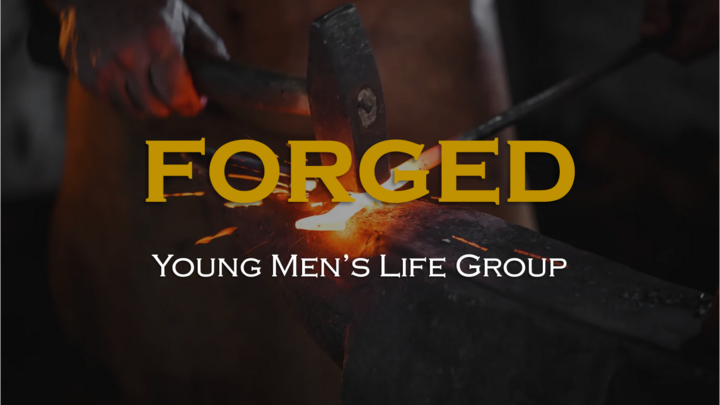 Logo for Forged - Young Men's Life Group
