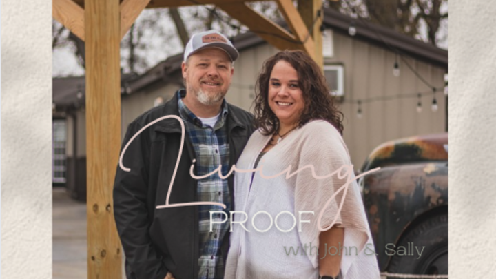 Logo for LIVING PROOF with John & Sally