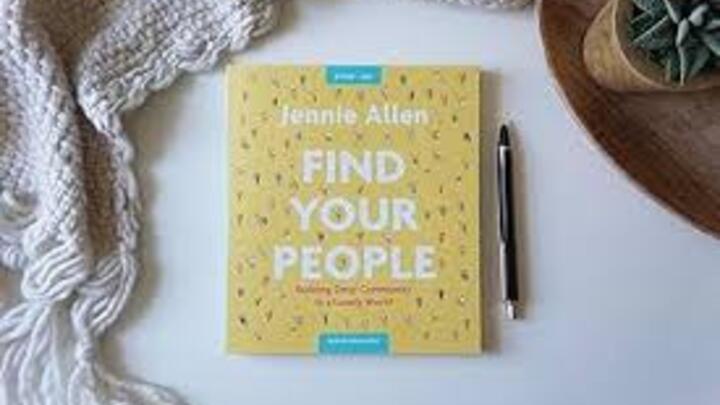 Logo for Women's Tuesday evening Bible Study studying 'Find your People' by Jennie Allen.