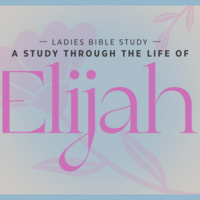 Logo for Study of Elijah: Ladies Bible Study
