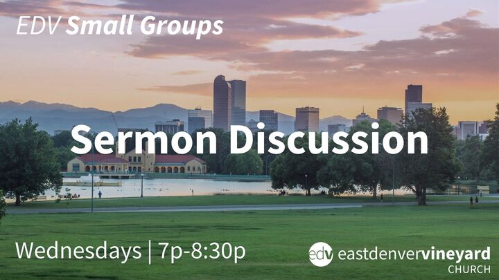 Sermon Discussion