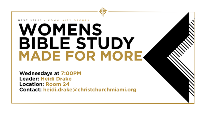 Women's Bible Study - Made for More
