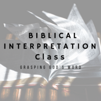 Logo for Biblical Interpretation Class - Grasping God's Word