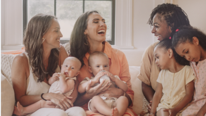 Logo for *The Village Mom's Group: Barnoya & Team