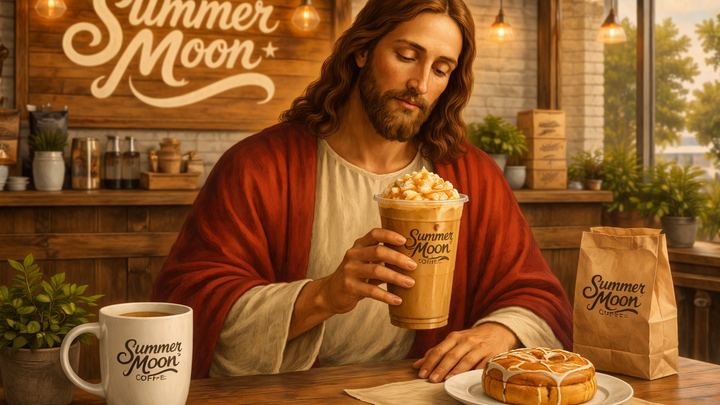 Logo for Jesus at the Moon - Men’s Bible Fellowship