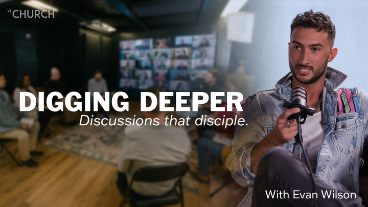 Logo for Digging Deeper with Evan Wilson