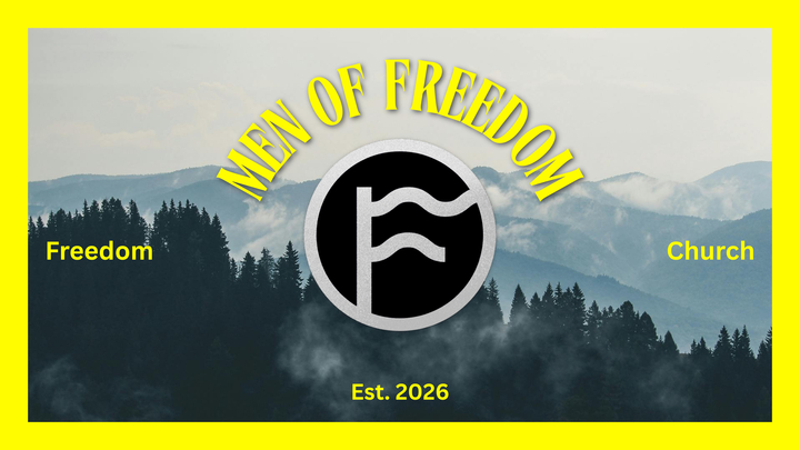 Logo for Men of Freedom - Men’s Ministry