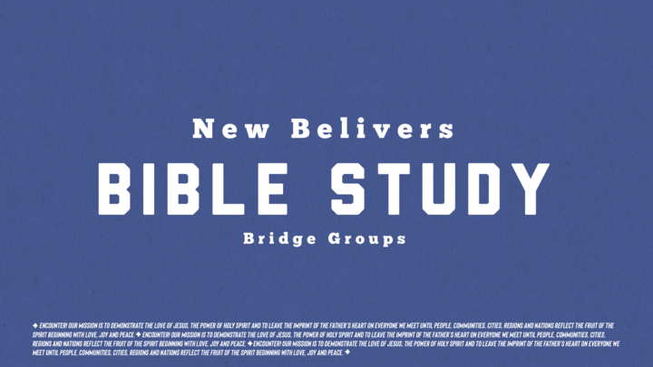 Logo for New Believers Bible Study