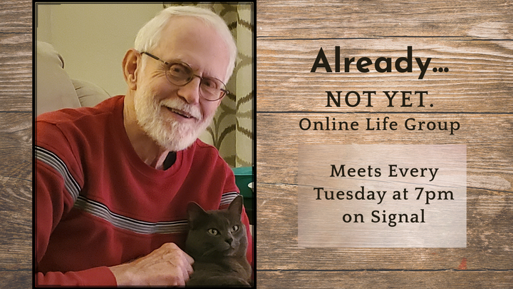 Logo for "Already...not yet" Life Group
