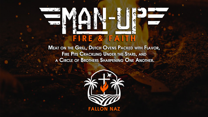 Logo for Man-Up: Fire & Faith