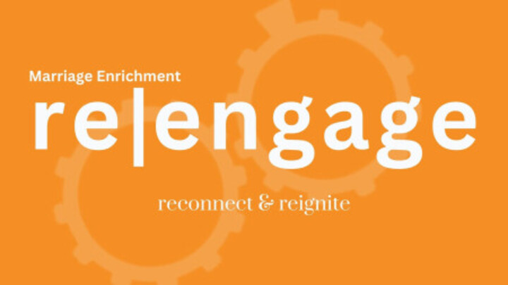 Logo for re|engage Marriage Enrichment SPRING 2026