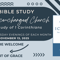 Logo for Men's Bible Study - The Grace-changed Church: 1 Corinthians