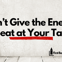 Logo for Don't Give the Enemy a Seat...