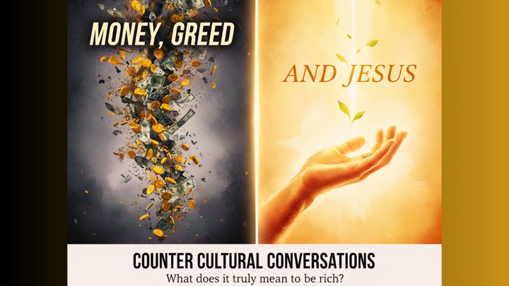 Logo for Counter Cultural Conversations: Money, Greed, and Jesus