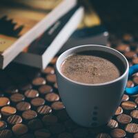 Logo for Coffee & Conversation: Book Club Edition