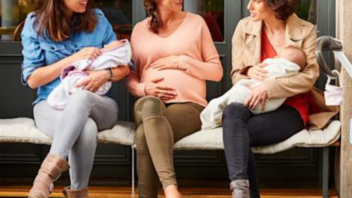 Logo for Pregnant, Postpartum, and the early years Moms Group (Surine)