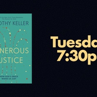 Logo for "Generous Justice" by Tim Keller (evening Tuesdays)