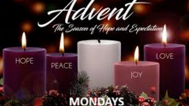 Logo for An Old and New Advent Story - MONDAYS with Pastor Steve Tollefson
