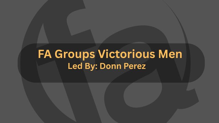 Logo for FA Group: Victorious Men