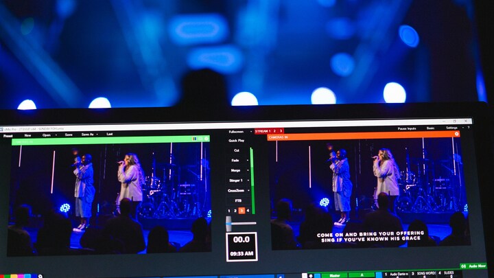 Logo for Lys og storskjerm