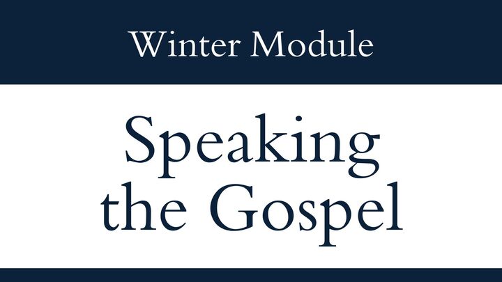 Logo for Speaking the Gospel - Winter 2025/2026