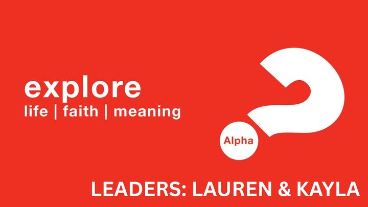 Logo for Alpha with Lauren and Kayla (Winter)