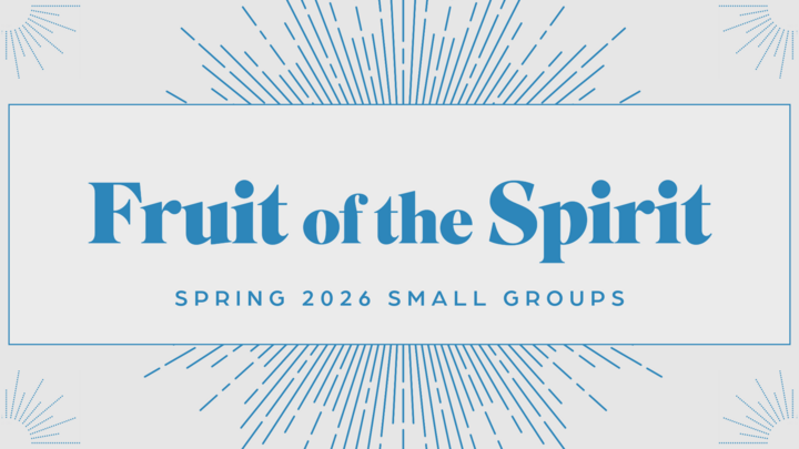 Logo for Spring 2026 Small Groups
