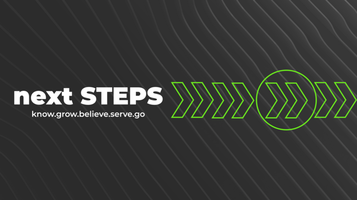Logo for next STEPS 3.0 - BELIEVE