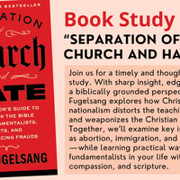 Logo for "Separation of Church and Hate" Book Study