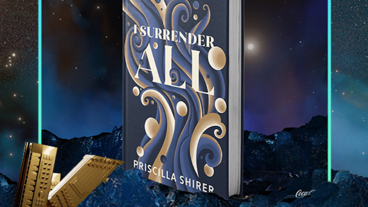 Logo for 9:00 - I Surrender All by Priscilla Shirer - Tiffany Feathers