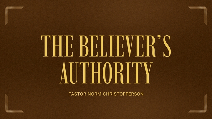 Logo for The Believer's Authority