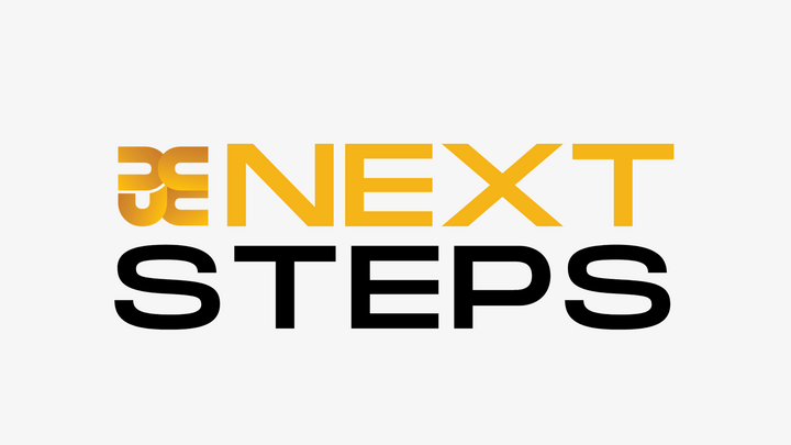 Logo for Next Steps (August)