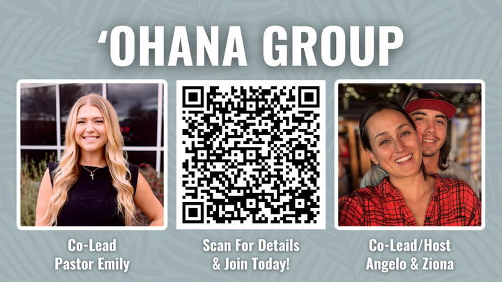 Logo for ʻOhana Group - Pastor Emily and Angelo & Ziona Saavedra
