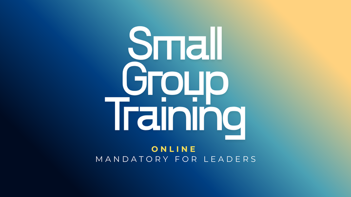 Logo for Action/Attendance Required - Small Group Training - Online