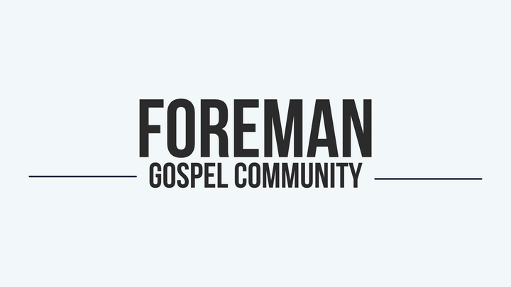 Logo for Gospel Community (GC) - Foreman