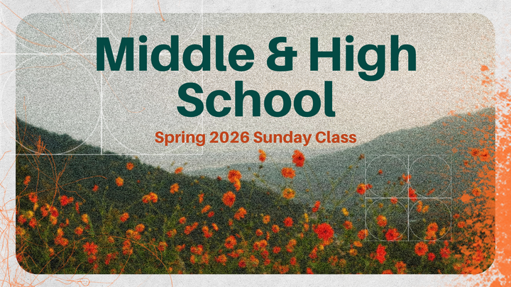 Logo for Middle & High School Sunday Class
