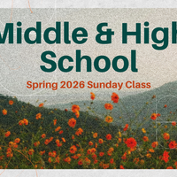 Logo for Middle & High School Sunday Class