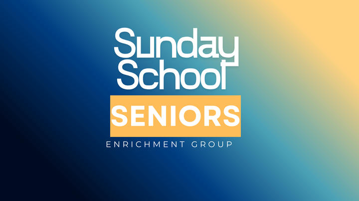 Logo for Sunday School | Seniors | Ages 60+