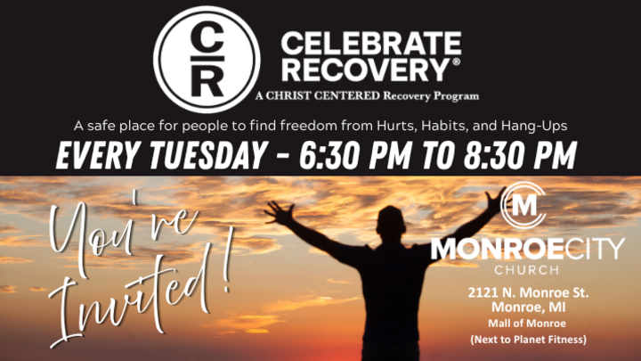 Logo for Celebrate Recovery A Christ Centered Recovery Program For ALL Hurts, Habits & Hang-Ups