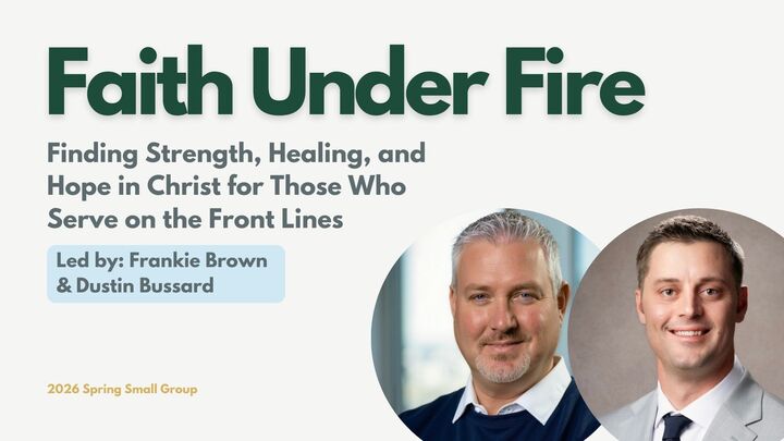 Logo for Faith Under Fire: Finding Strength, Healing, and Hope in Christ for Those Who Serve on the Front Lines