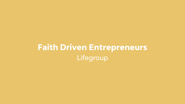 Logo for Faith Driven Entrepreneurs