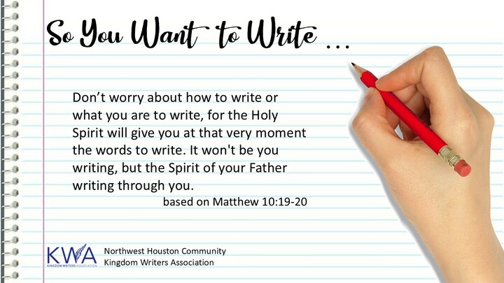 Logo for So You Want to Write | Mary Thompson