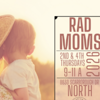 Logo for Rad Mom's Group Spring 26
