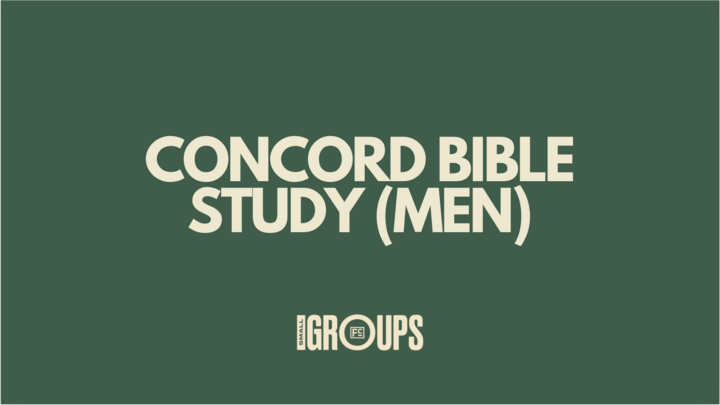 Logo for Concord Bible Study (Men)