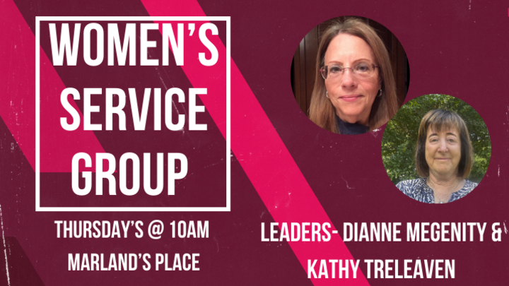 Logo for WOMEN'S OUTREACH Group - Thursday Mornings - Marland's Place (Leaders: Dianne Megenity & Kathy Treleaven)
