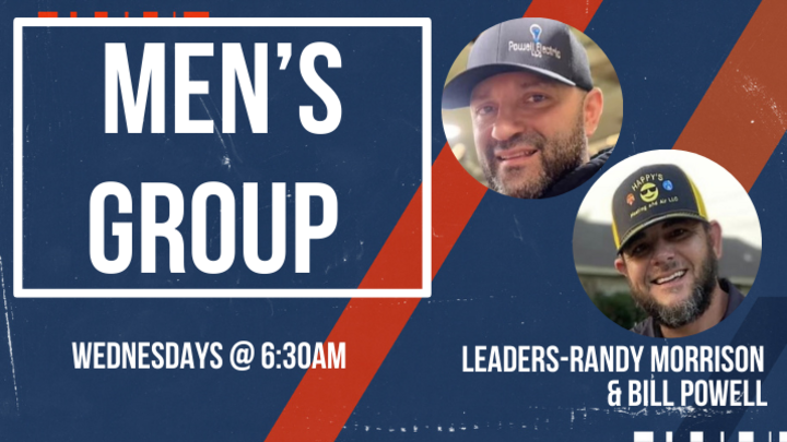 Logo for MEN'S Group - Wednesday Mornings - Bible Study (Leaders: Bill & Randy)