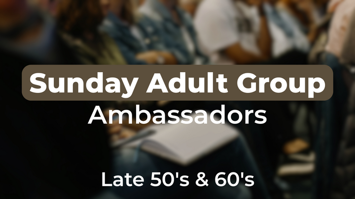 Logo for Sunday Adult Group - Ambassadors