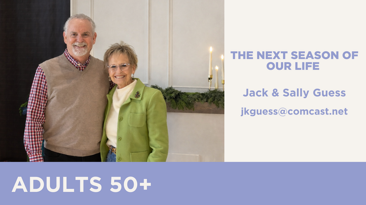 Logo for ADULTS 50+ | The Next Season of Our Life