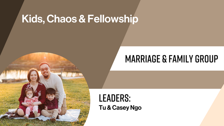 Logo for Marriage & Family :: Ephrata :: Kids, Chaos & Fellowship