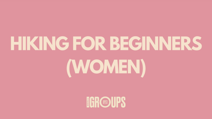 Logo for Hiking for Beginners (Women). Age 50+